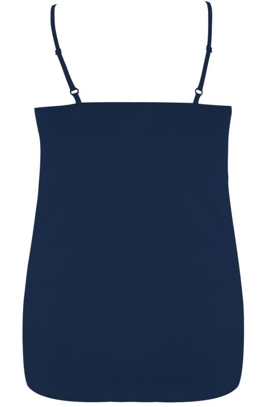 Plus Size Navy Blue Cami Top | Yours Clothing
