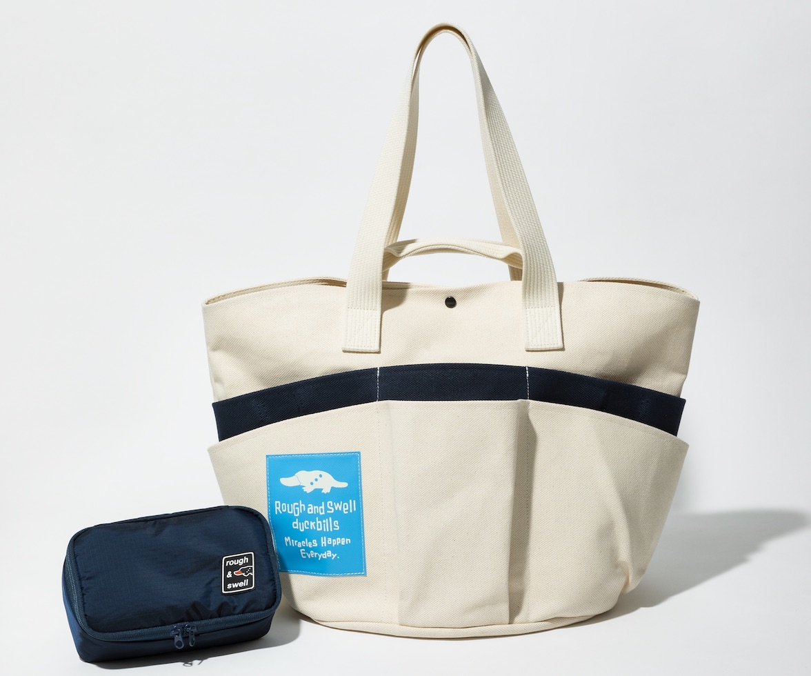 ラフ&スウェル」のトートバッグとトラベルポーチが使い勝手抜群