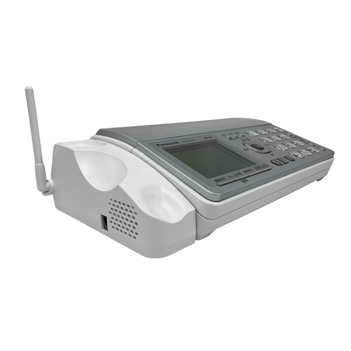 中古 Panasonic おたっくす KX-PD205DL-W FAX 子機1台 ホワイト 電話