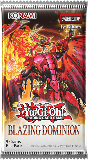 YGOrganization | Blazing Dominion TCG Pack Art