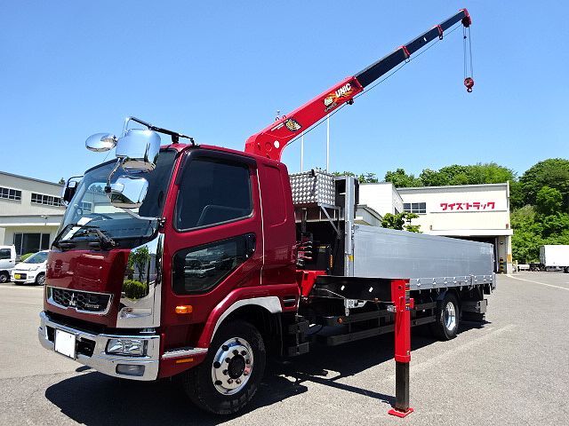 R1 ファイター 増トン 4段クレーン 6mボデー 積載7.4t アルミブロック