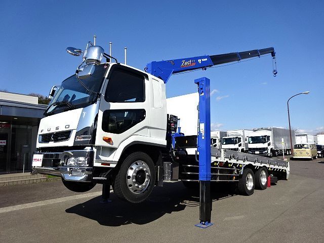 R6 ファイター 増トン アルミ平 ハイジャッキセルフ4段クレーン 積載