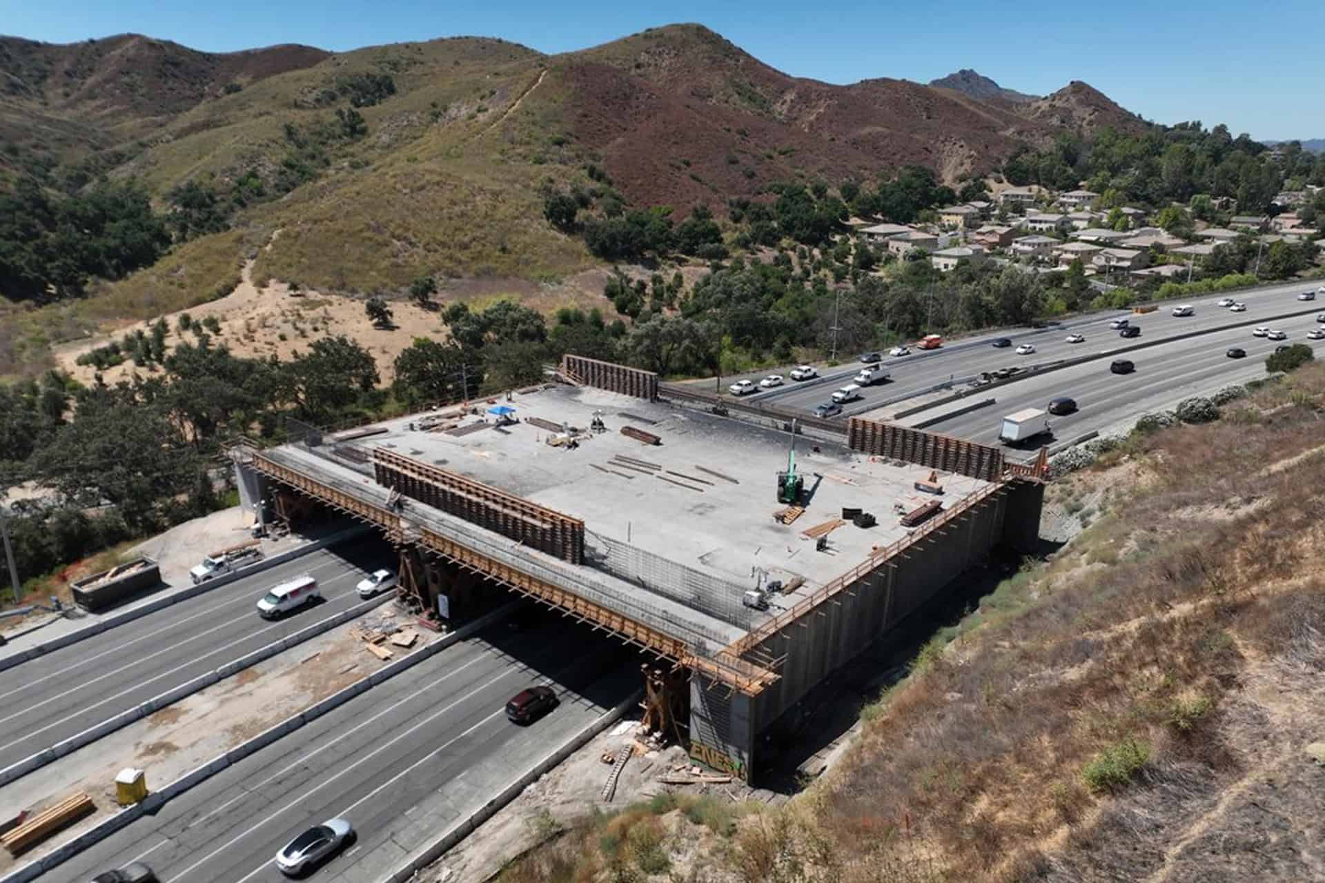 The world's largest wildlife crossing is under construction in LA