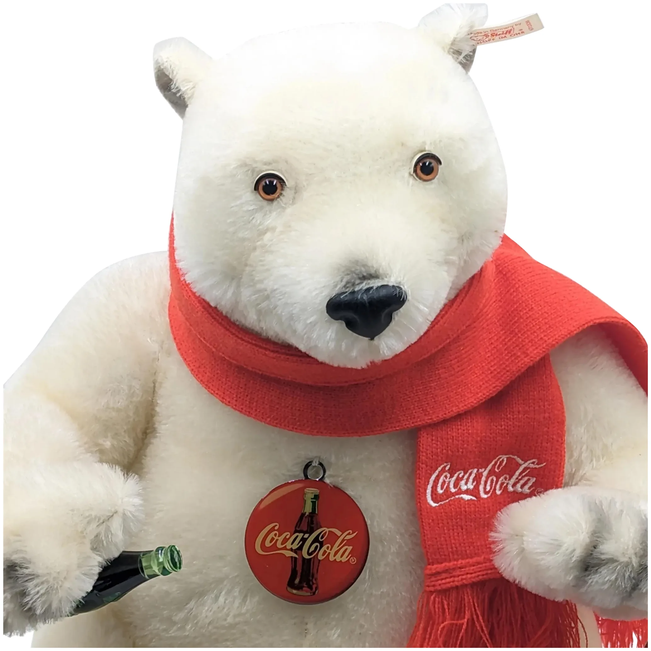 Fabulous Vintage LE Steiff Mohair Coca Cola Polar Bear A Big Guy