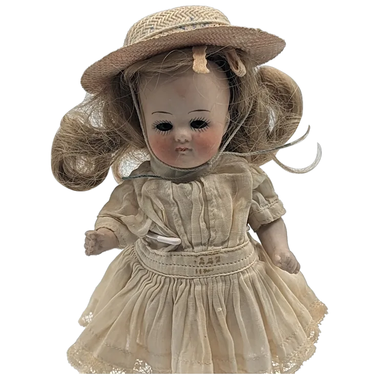 Darling Antique Chunky All Bisque P 607 Limbach German Doll. For