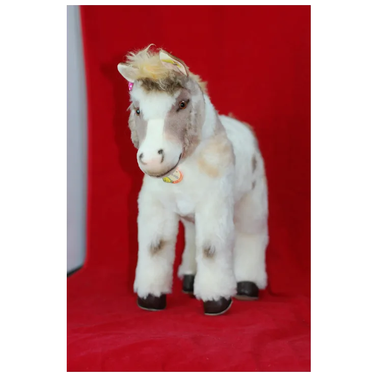 Mint 1960s Draylon Steiff Sheddy The Pony All ID. For Sale at Ruby