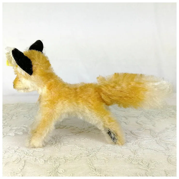 Steiff Fox Xorry all IDs smallest 4 inches vintage 1960 to 1964