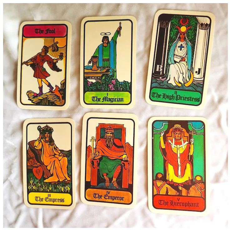1972 Hoi Polloi Tarot Deck - No Box or Book. For Sale at Ruby Lane