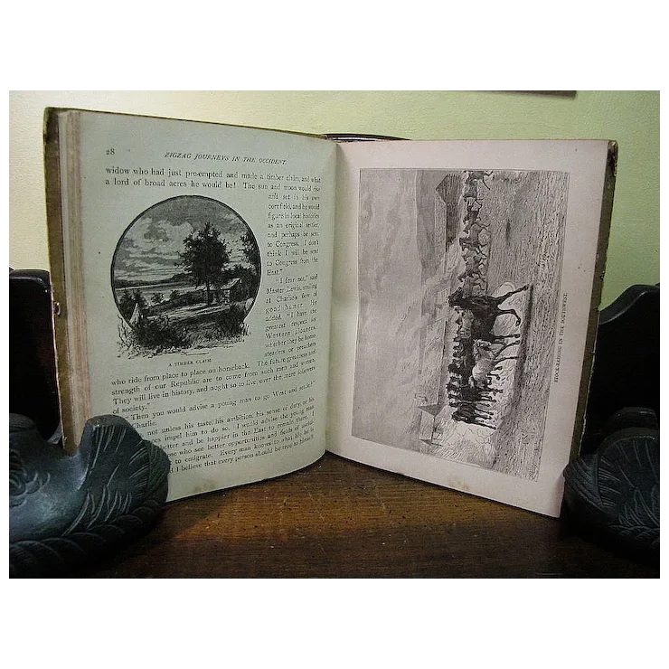 1883, Zig Zag Journeys In The Occident by Hezekiah Butterworth