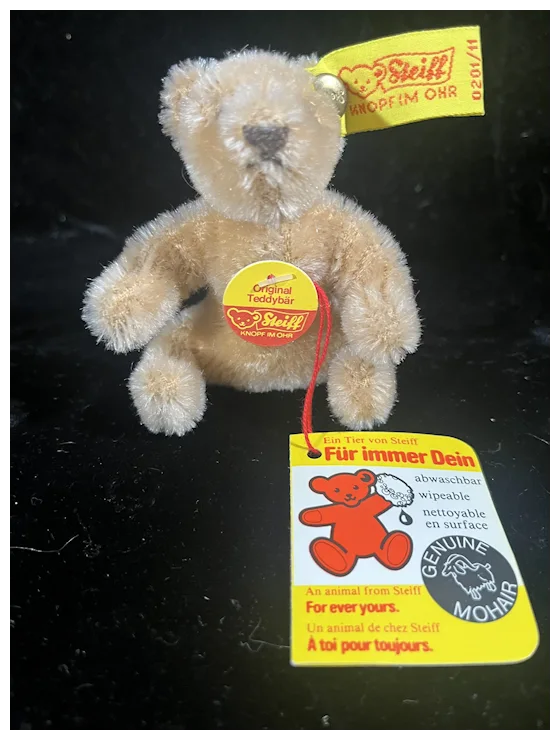 Vintage Mini Steiff Original Teddybear 0201/11. For Sale at Ruby Lane