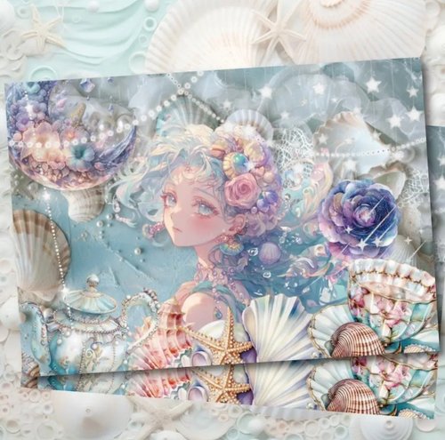 フローラルプリンセスデザインペーパーマーメイドラプソディ nene hope