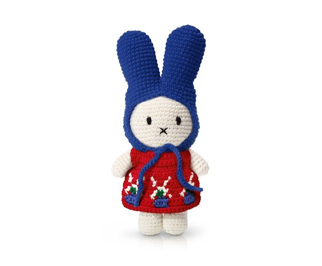 送料無料】台湾 オランダ Just Dutch | ミッフィー 編みぐるみ