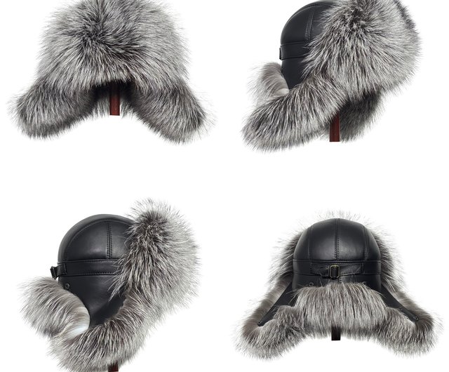 送料無料】ウクライナ フォックスファーハット リアルファーハット