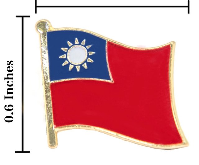 20%OFF】台湾 台湾台湾バッジメタルピン国章バッジピン識別スーツ A