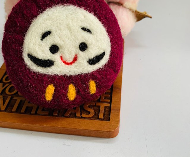 台湾 だるま 福の神 スマートキーケース ネックストラップ・ハンド