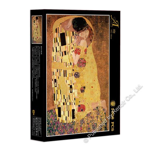 台湾 ルノワール ジグソーパズル 文化工房/キス/1008ピースパズル