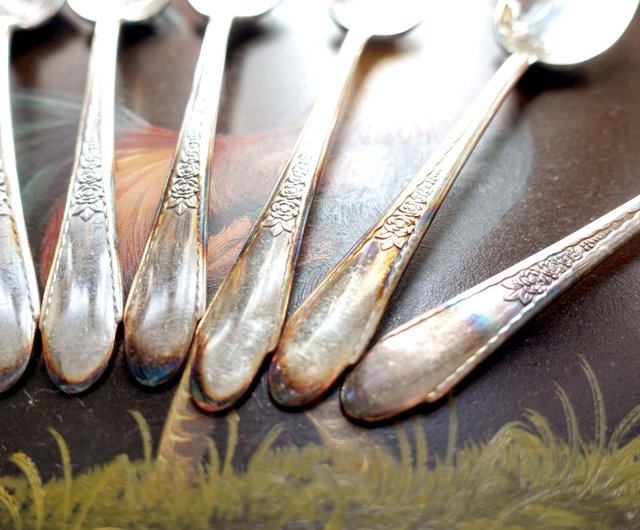 10%OFF】香港 アメリカンアンティークメッキスターリングシルバー6