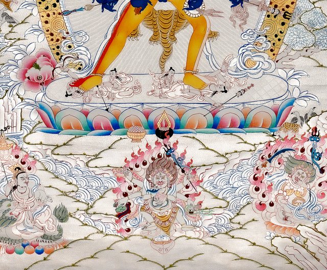 ネパール チャクラサンバラ タングカ | チベットアート 神聖な結びつき