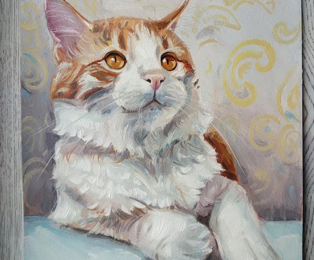 冬うー特価』 絵画 油絵 『春眠』 猫 冬うー特価』 絵画 油絵 『春眠