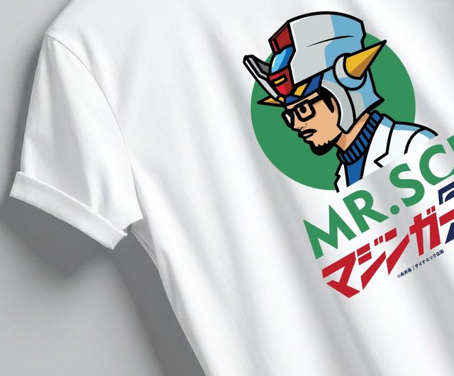 台湾 日本マジンガーZ × EVOLUTION コラボ T シャツ Mr.Sci科学工場