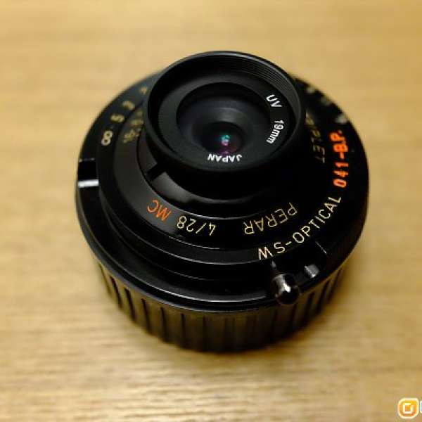 MS OPTICAL PERAR BP 28mm F4 ブラックペイント MS-Optical Perar 28mm