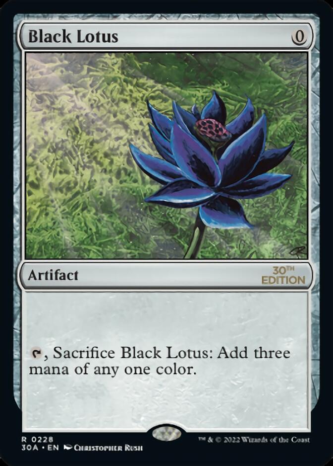 Black Lotus, 30th Anniversary Edition (30A) Price History