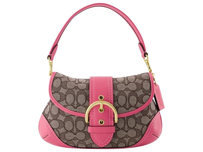 Soho Hobo Bag - Coach - Leather - Pink Pony-style calfskin ref