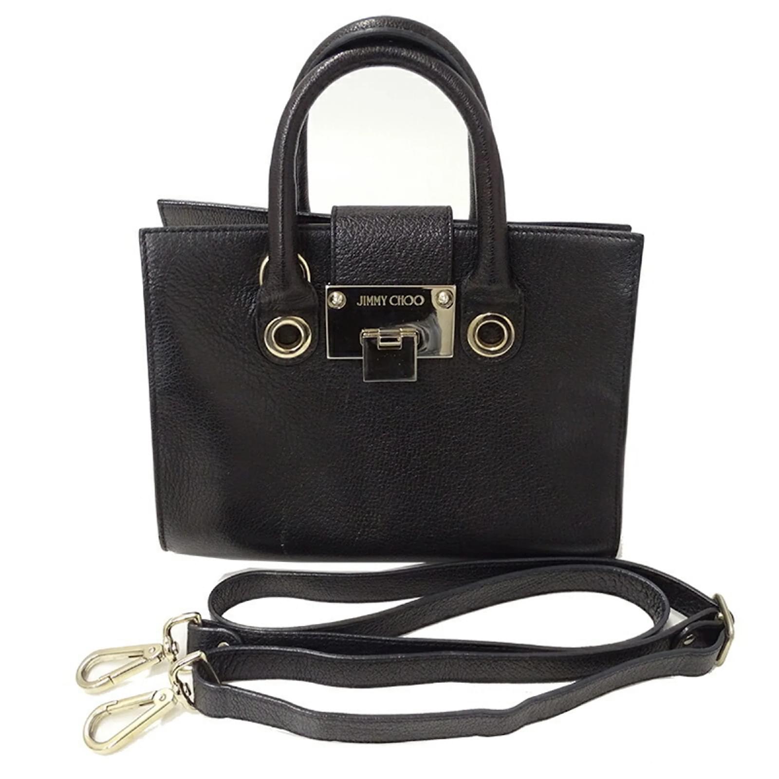 Jimmy Choo Riley Black Leather ref.1148054 - Joli Closet