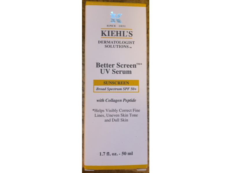 Kiehl's Since 1851 Better Screen UV Serum Sunscreen, SPF 50+,1.7