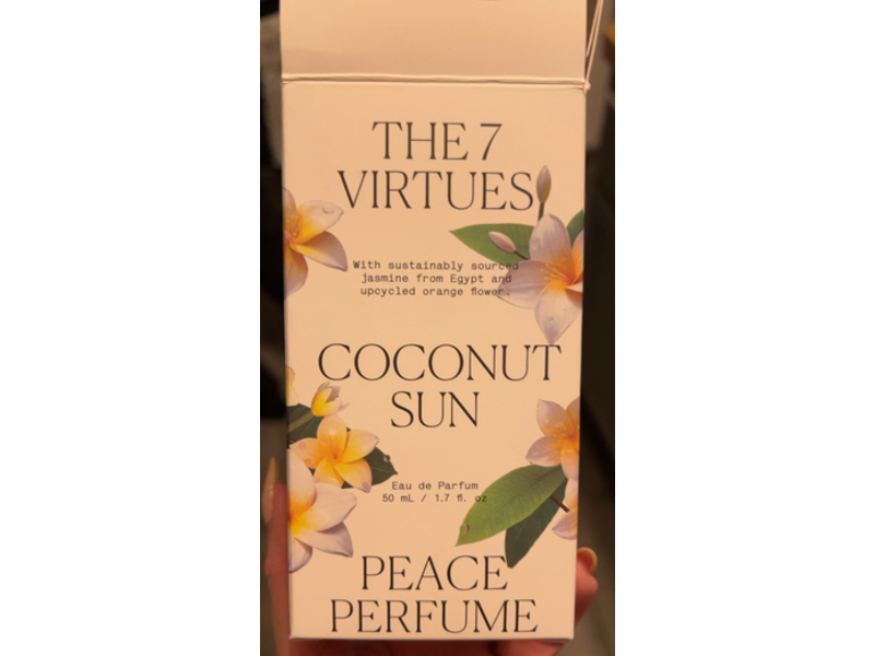 The 7 Virtues Eau De Parfum, Coconut Sun, 1.7 fl oz/50 mL