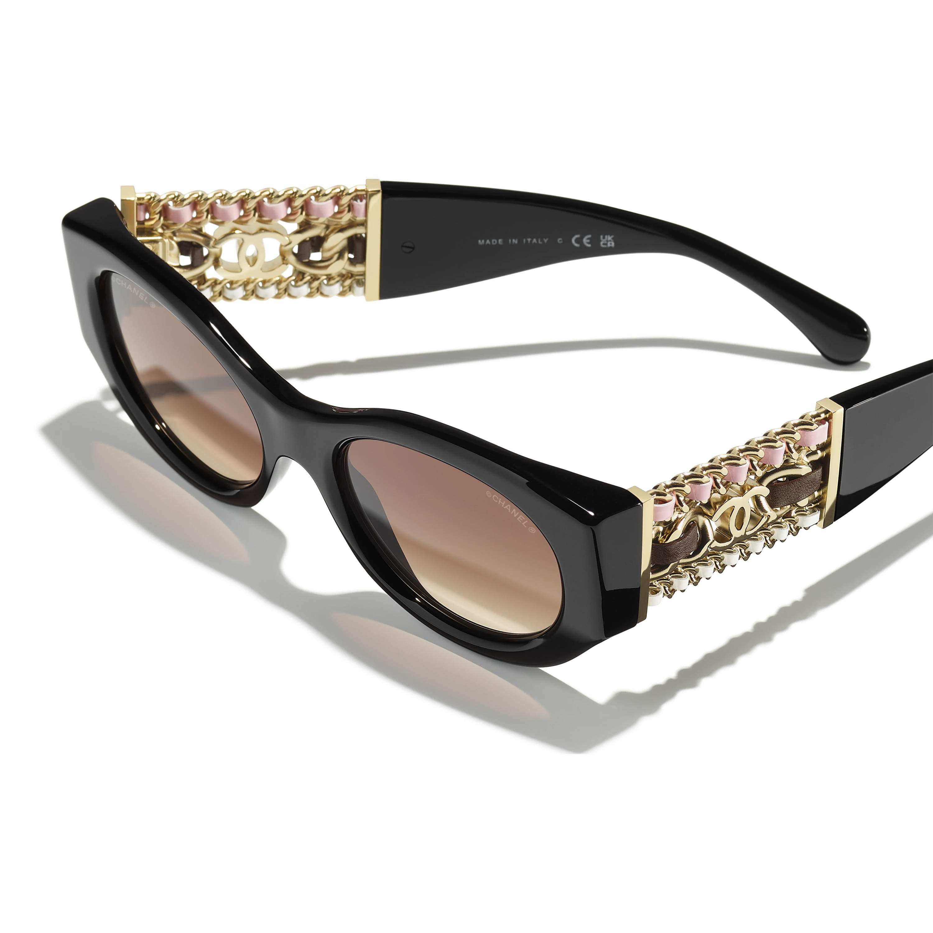 Sunglasses CHANEL CH5536Q C622/S5 52-18 Black in stock