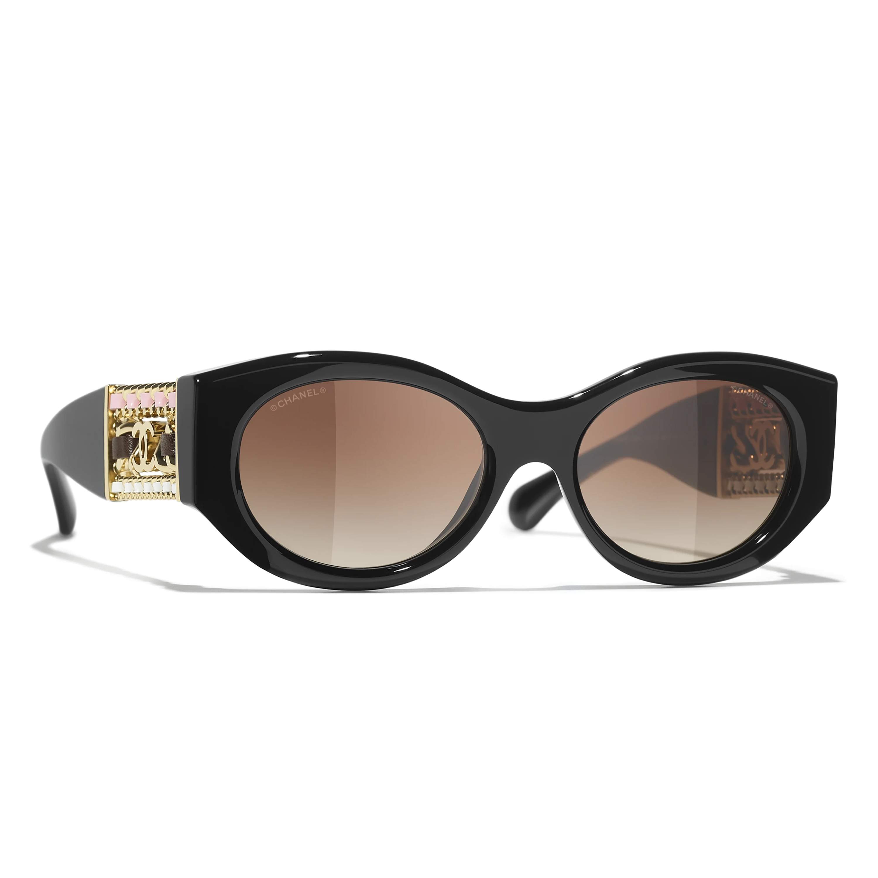 Sunglasses CHANEL CH5536Q C622/S5 52-18 Black in stock