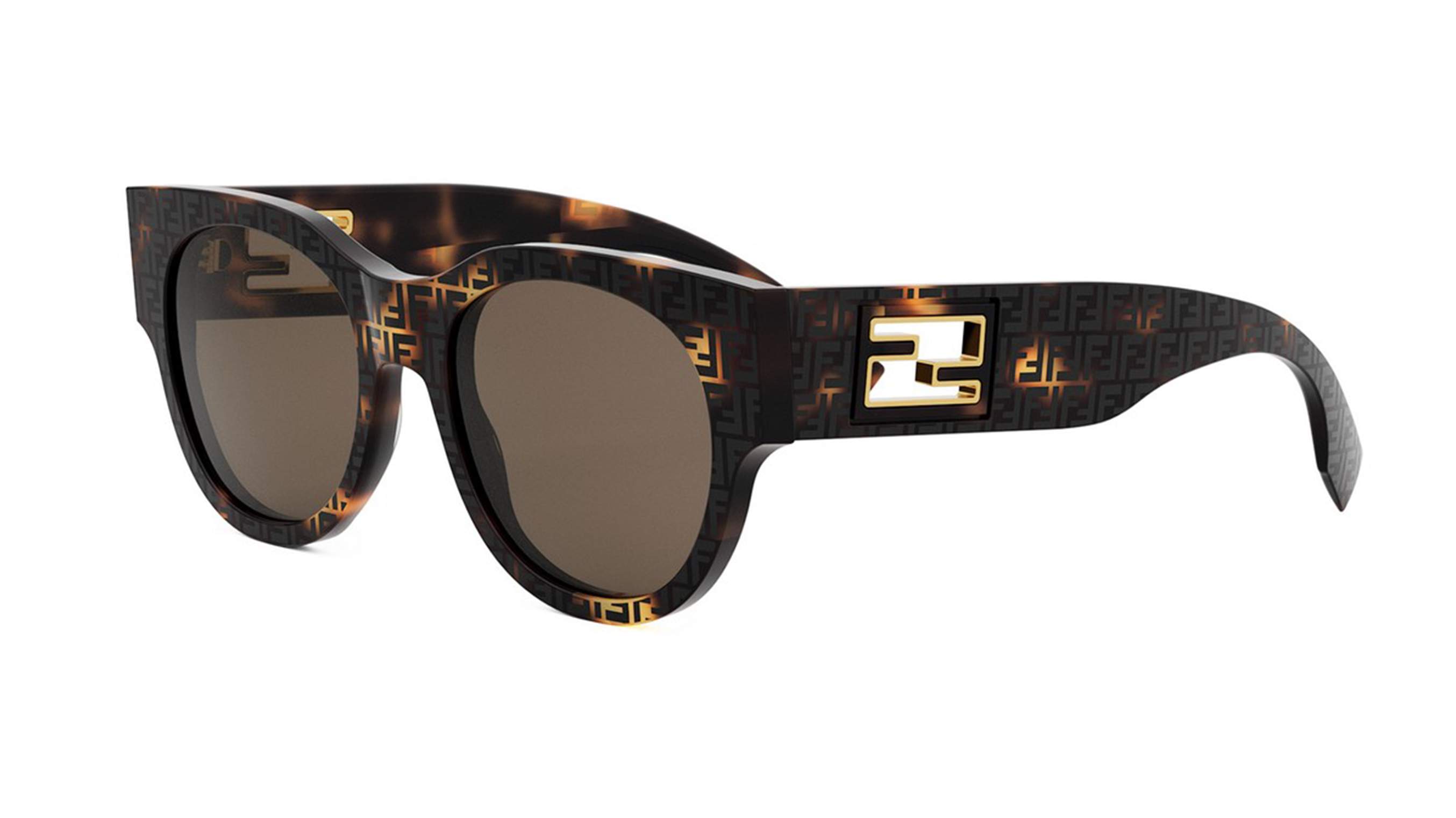 Sunglasses FENDI Baguette FE40147I 55E 53-19 Tortoise in stock