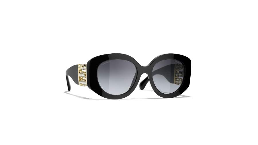 Sunglasses CHANEL CH5543 C622/S6 54-20 Black in stock