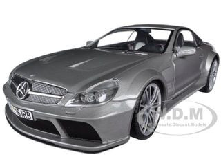 Mercedes SL65 AMG Black Series (R230) Grey 1/18 Diecast Model Car