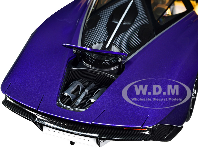 McLaren Speedtail Lantana Purple Metallic with Black Top and