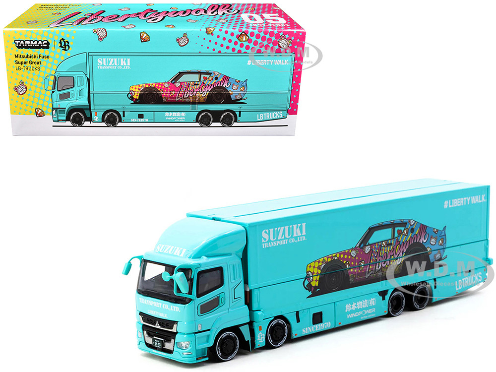 Mitsubishi Fuso Truck with Transporter 