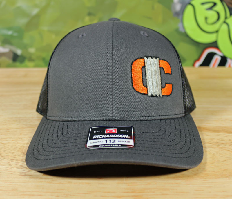 CI Logo on Gray & Black trucker hat - Crawler Innovations