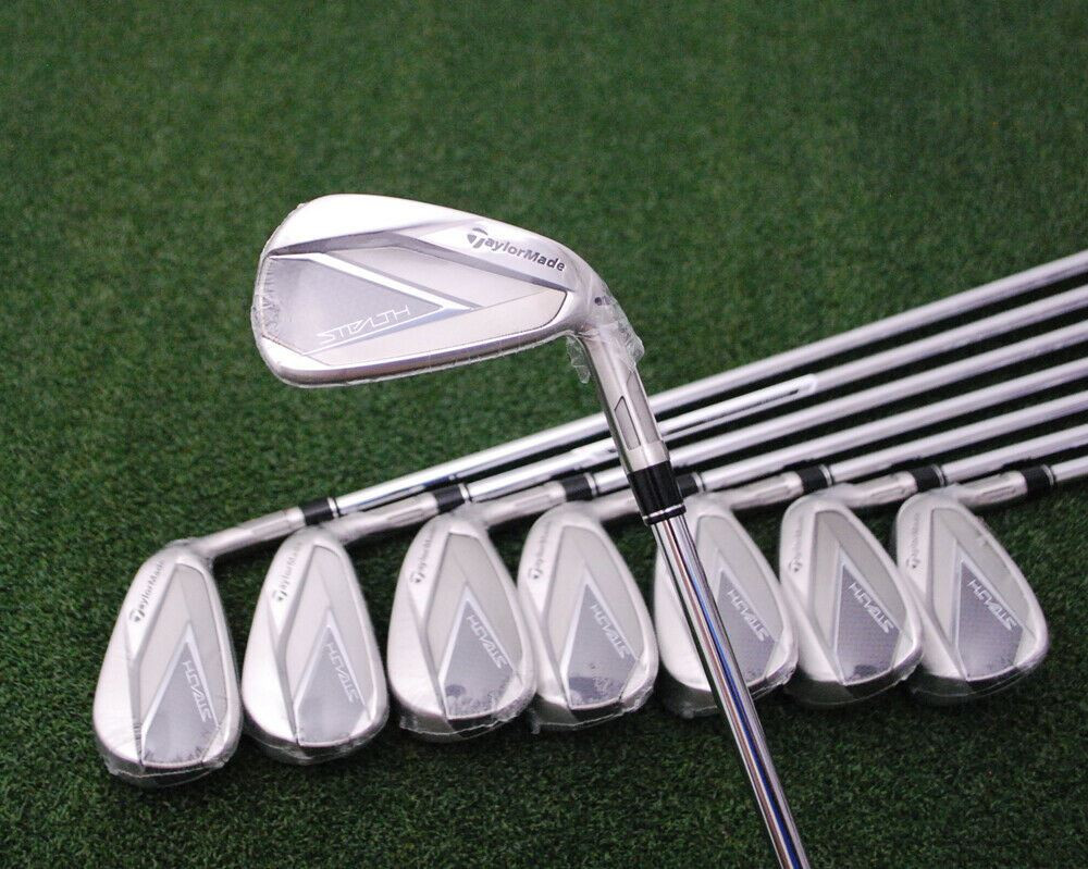 TaylorMade Stealth Iron Set 4-PW+AW KBS Max MT 85 Steel Stiff Flex