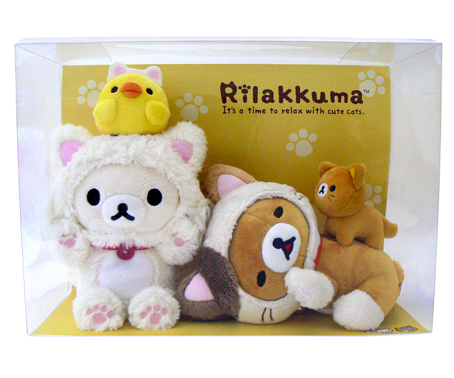 もっと♪のんびりネコ」テーマの限定ぬいぐるみが登場| いつでもリラックマ