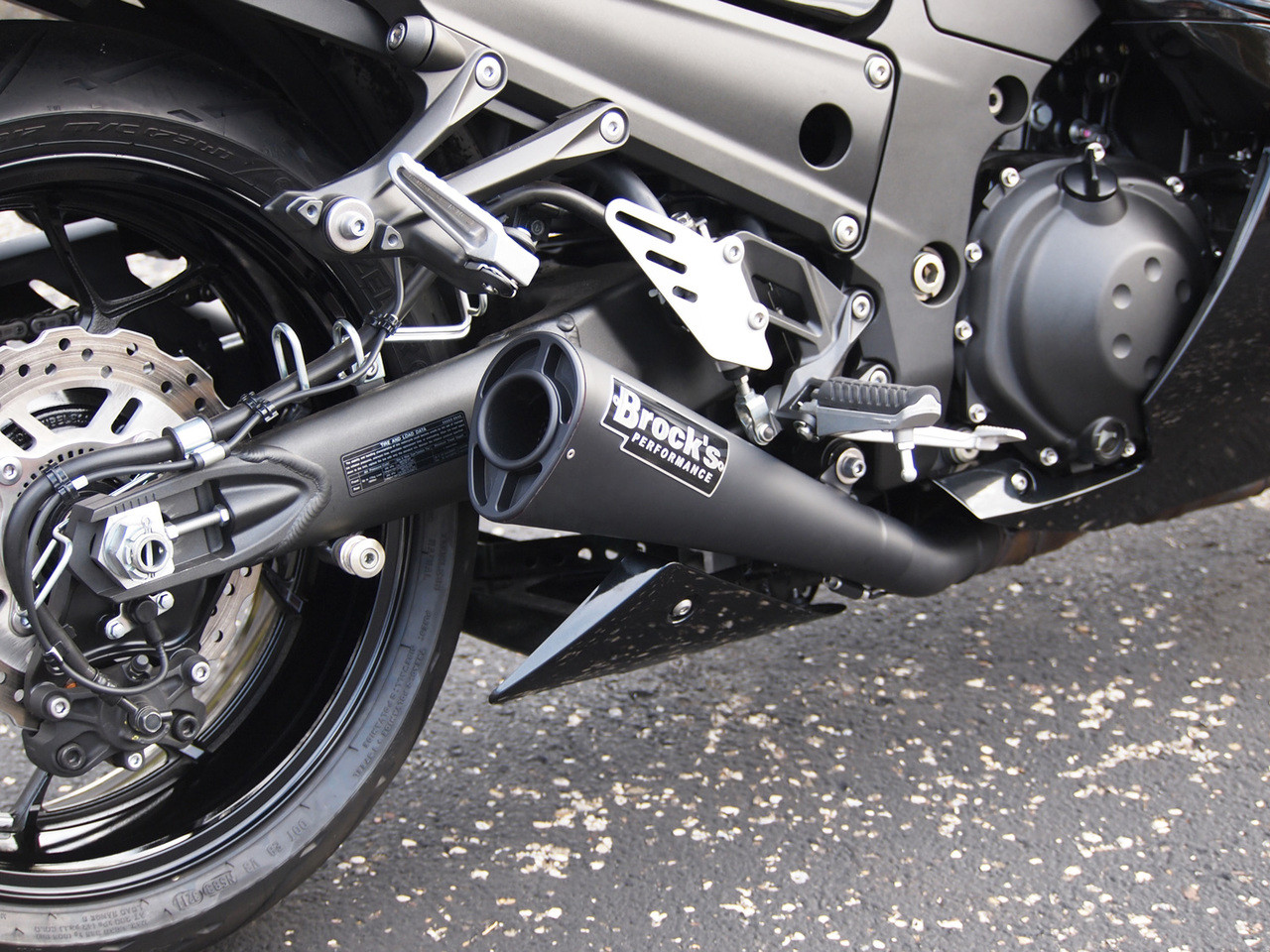 Buy Dual Alien Head Slip-On System Black ZX-14R (12-25) SKU