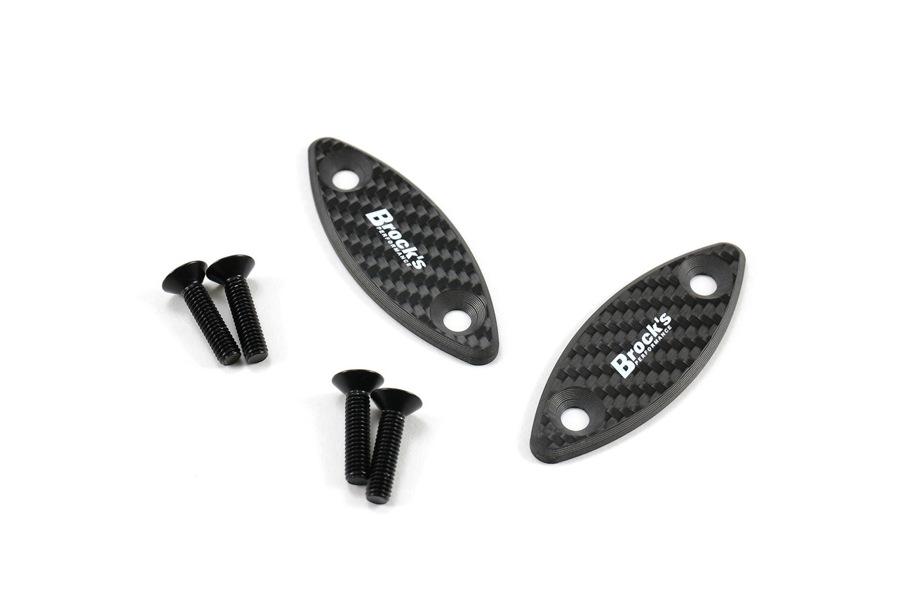 Buy Mirror Block Off Plate Set Carbon Fiber ZX-14R (06-25) SKU
