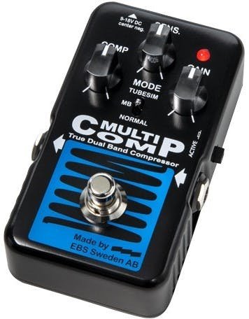 EBS Multicomp Blue Label True Dual Band Compressor Pedal