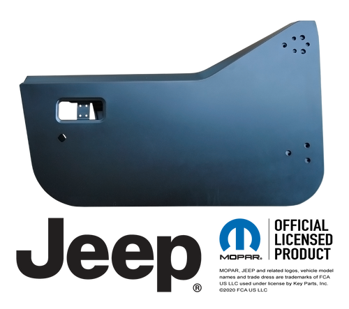 88-95 YJ Wrangler Half Door Shell, LH, Replaces 55175125