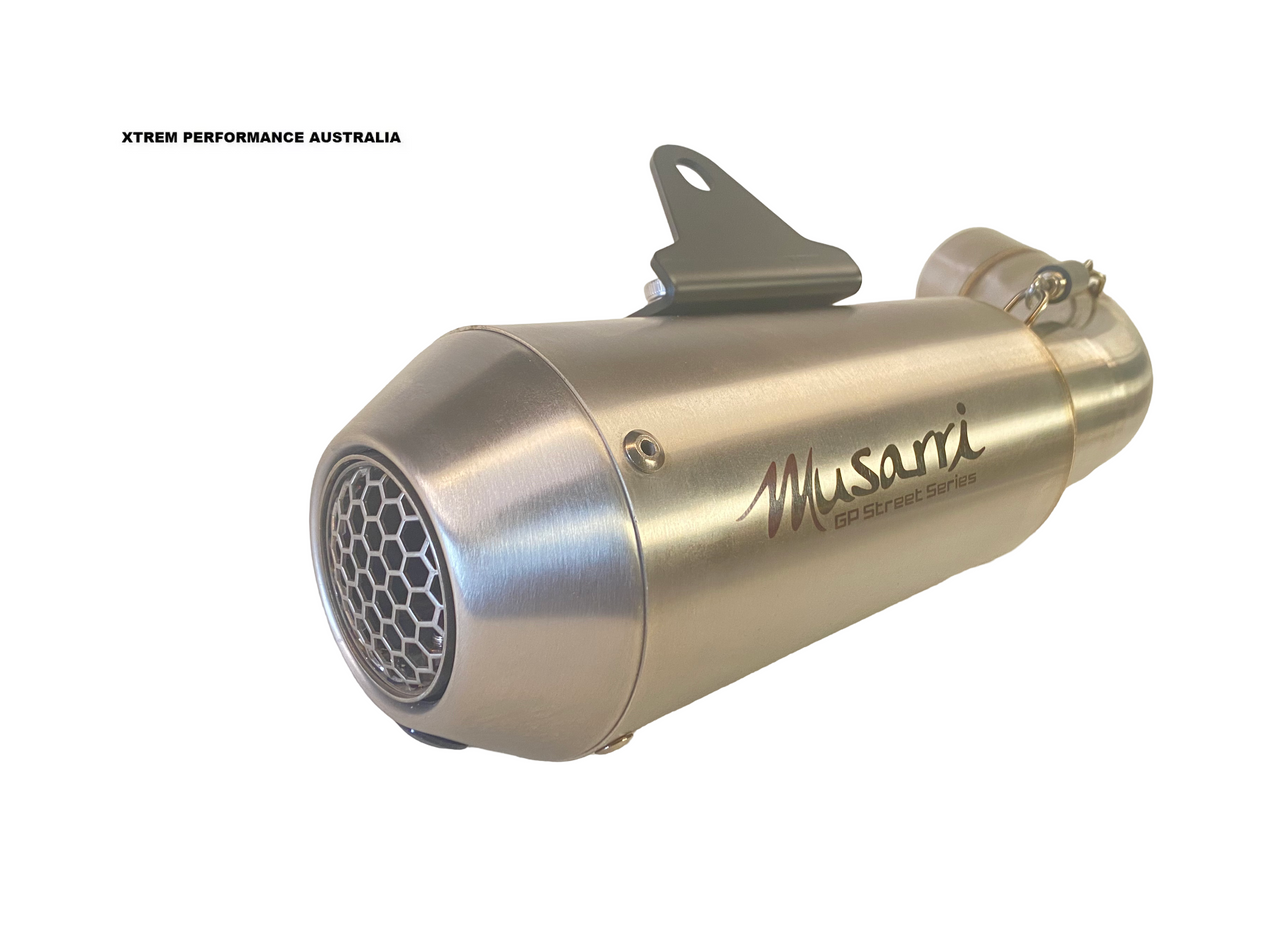 NINJA ZX-4 R / RR 23-25- MUSARRI GP-x SLIPON EXHAUST - M7242 SB or
