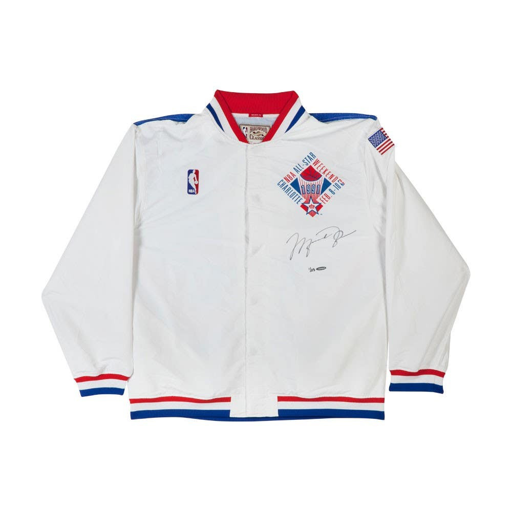 Shop Michael Jordan Autographed Mitchell & Ness 1991 NBA All-Star