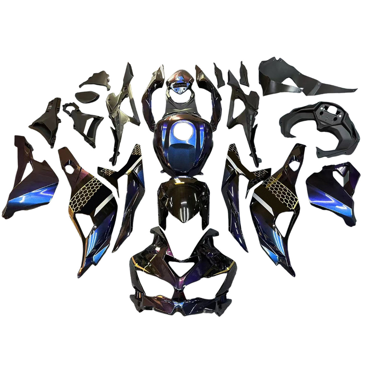 2020-2021 Kawasaki Ninja ZX-25R Amotopart Fairing Kit Generic #108