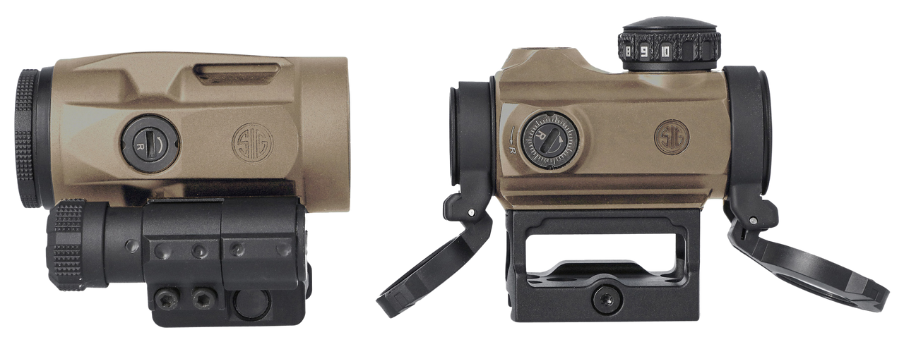 Sig Sauer RomeoMSR & Juliet3 Micro | 2 MOA Dot | 3X Magnifier | FDE