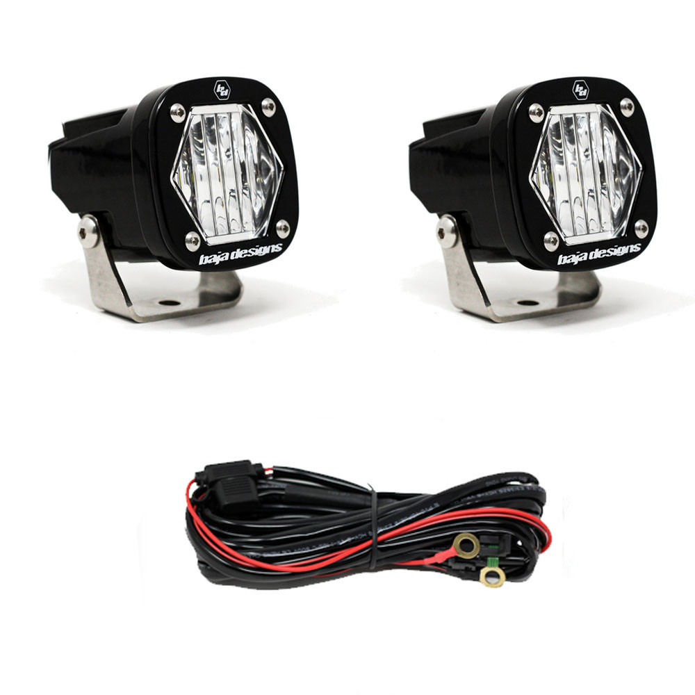 Baja S1 LED Wide Cornering Auxiliary Light Pod Pair - Get Lowered