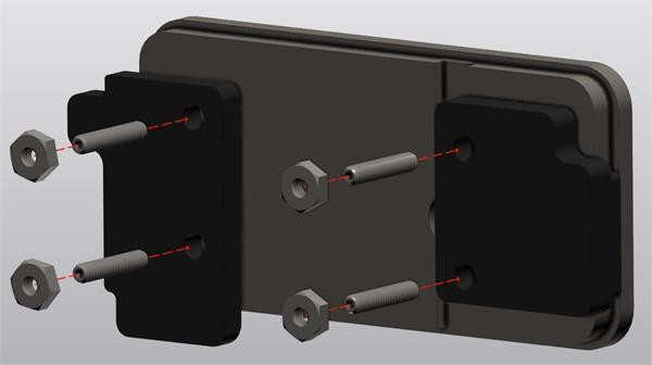 SDHQ 5th Gen 4Runner Switch-Pros SP-9100 Keypad Mount